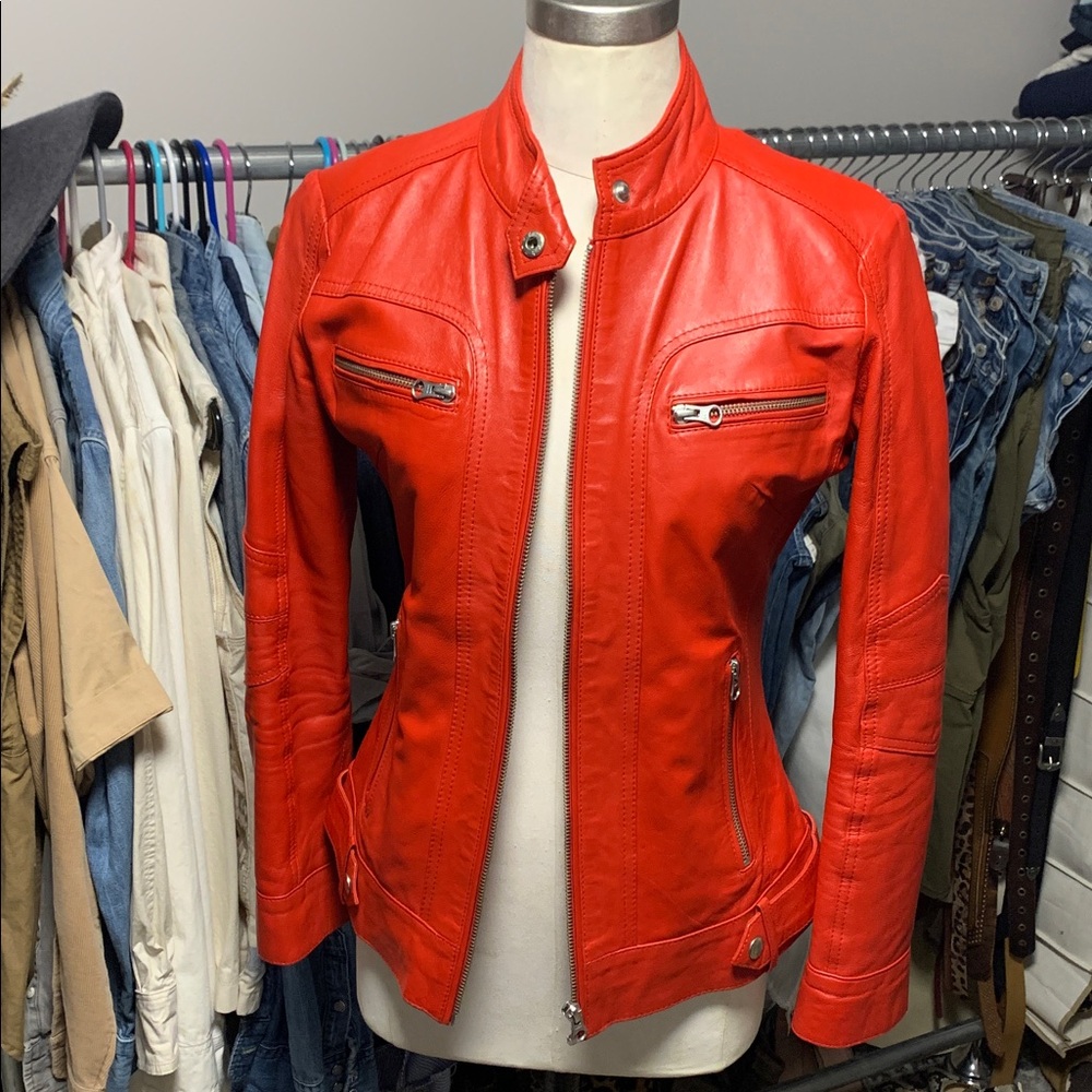 Leather Moto style jacket